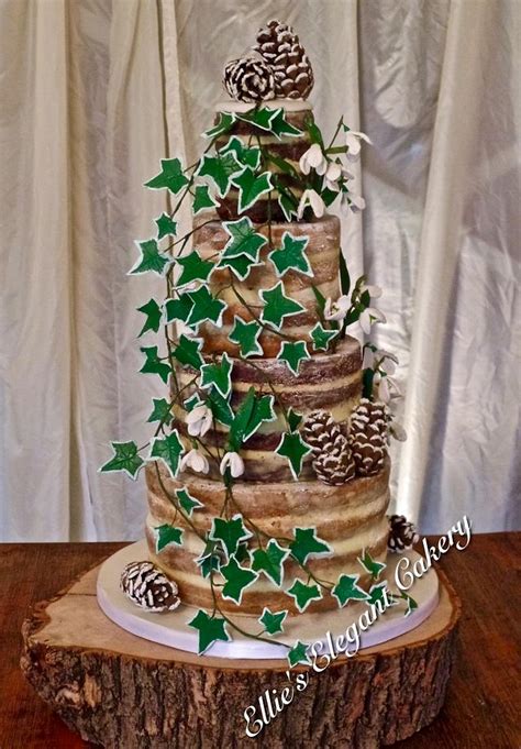 Naked Wedding Cake Cake By Ellie Ellie S Elegant CakesDecor