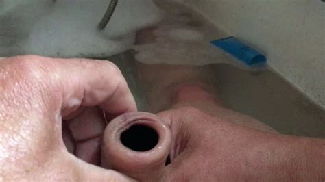 Foreskin Stretching In The Bath Two Items British Gay Amateur Porn Xhamster