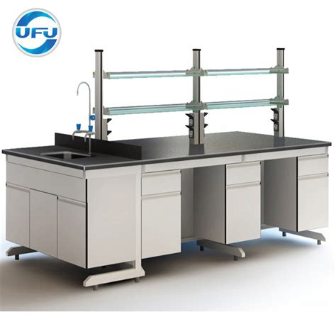 Biology Laboratory Equipment C Frame Structure Full Steel Workbench