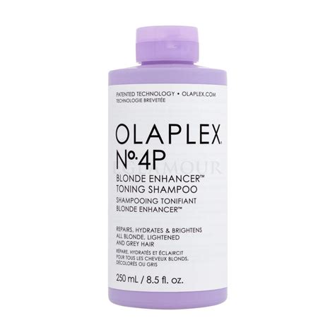 Olaplex Blonde Enhancer Noº 4P Szampon do włosów dla kobiet 250 ml uszkodzony flakon