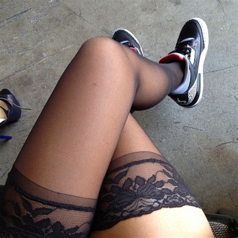 Stockings And Sneakers Porn Pic