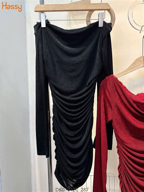 Hassy Đầm body phối ren cổ nhúng tùng ren màu CL KT Hassy vn Thời trang nữ hot trend