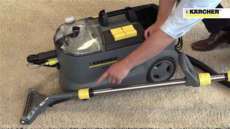 Karcher Puzzi Commercial Spray Extraction Carpet Cleaner Youtube