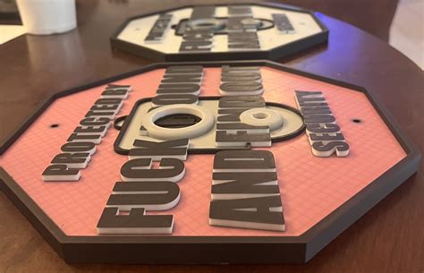 Fuck Around And Find Out Sign STL File For Cults