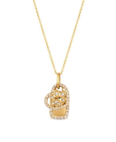 K Honey Gold Pendant Nude Diamonds YRKB Le Vian