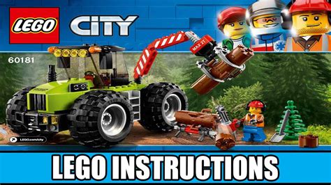 Lego Instructions City 60181 Forest Tractor Youtube