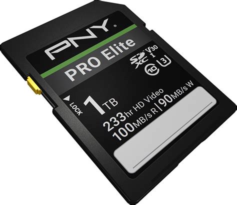 Best Buy Pny Tb Pro Elite Class U V Sdxc Flash Memory Card P