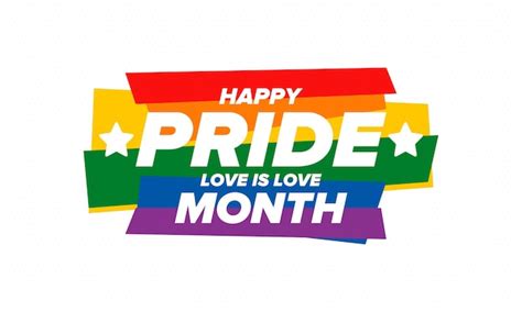 Mês do orgulho lgbt em junho lésbica gay bissexual transgênero bandeira do arco íris lgbt