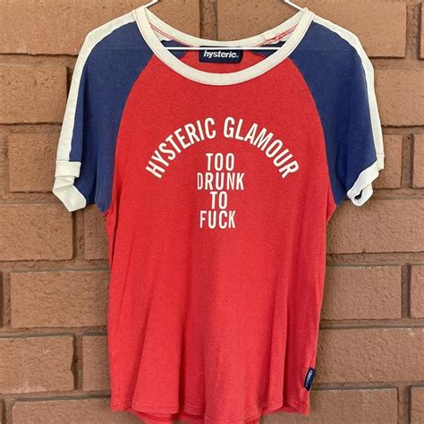 HYSTERIC GLAMOUR TOO DRUNK TO FUCK Dead Kennedys Depop