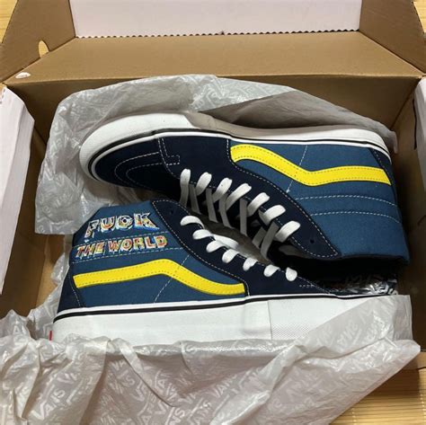 Yahoo オークション Supreme Vans Fuck The World 27 5cm