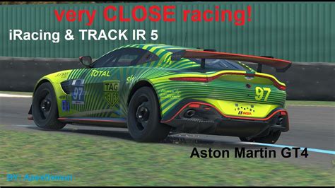 Iracing Track Ir A Very Close Race In The Aston Martin Gt