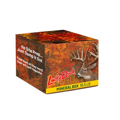 Whitetail Deer Mineral Supplement for Antler Growth Lucky Buck Mineral