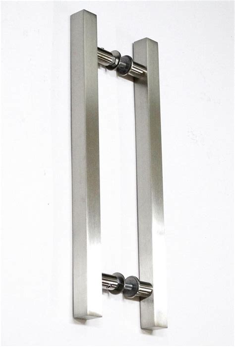 PUXADOR INOX P PORTAS QUADRADO TAMANHO 800 600 30 30 MM FOSCO