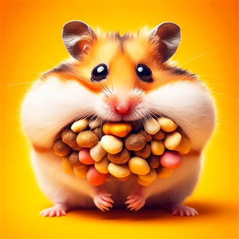 Premium Photo Portrait Of A Hamster With Bulging Big Eyes And A Mouth