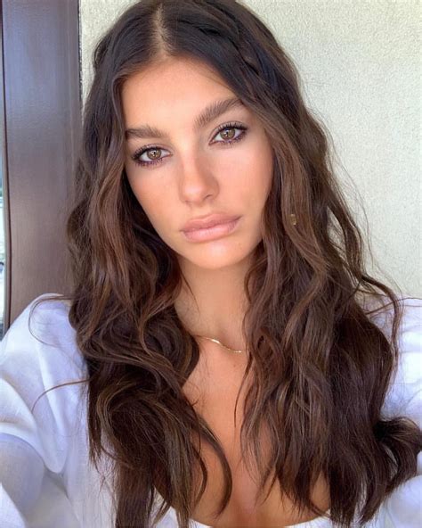 Brunette Babe And Some Bends Amandaleehair X Camilamorrone Coachella Festival Hair Hair