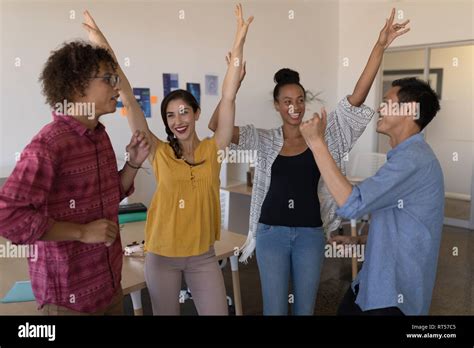 business colleagues  fun  office stock photo alamy