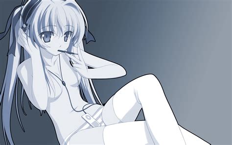 Wallpaper Drawing Illustration Monochrome Anime Manga Sketch