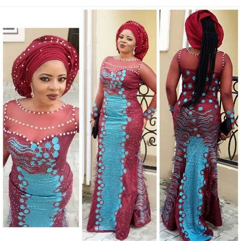 Check Out This Lovely Aso Ebi Lace Style Combinations Dezango