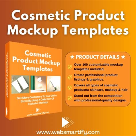 Cosmetic Product Mockup Templates Websmartify
