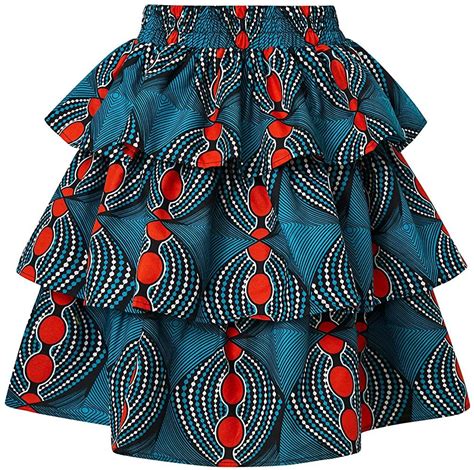 Women African Skirt Dutch Ankara Tradition Print Wax Patchwork Skirts Full Circle Skirt Artofit