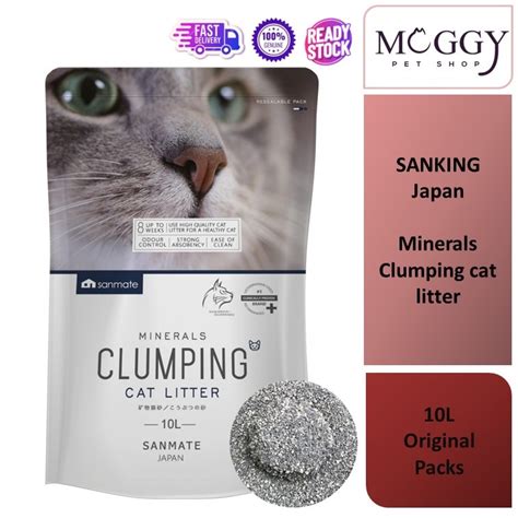 Sanking Minerals Clumping Cat Litter 10l Shopee Malaysia