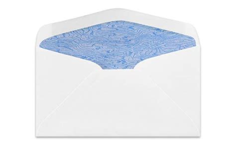 6 3/4 Regular Envelope | Blue Security Tint - Speedy Envelopes