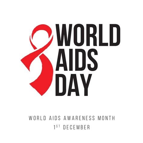 Premium Vector World Aids Day With Ribbon Vector Design Illustration