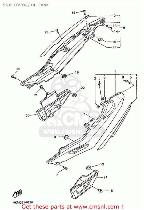 4KMY2171404B Cover Side 1 Yamaha Buy The 4KM Y2171 40 4B At CMSNL