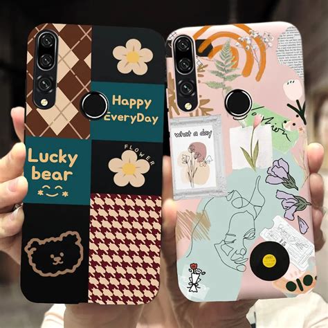 For Huawei Y9 Prime 2019 Case Cover Cute Soft Tpu Silicon Back Cover Phone Case For