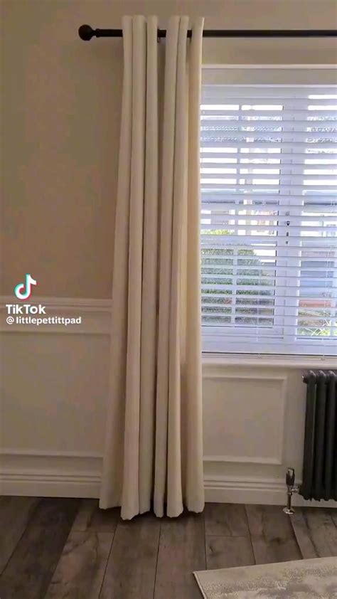 Curtain hack no sew hem – Artofit