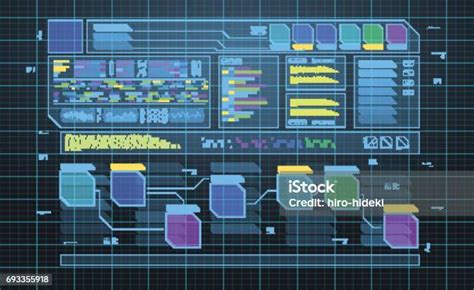 Kumpulan Panel Infografis Hud Spanduk Tampilan Headup Untuk Web Dan