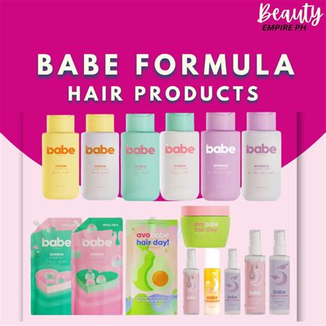 BABE FORMULA Bonbon Whimsicle Blossom Nectar Shampoo Conditioner Avo Hair Masque Moonbeam