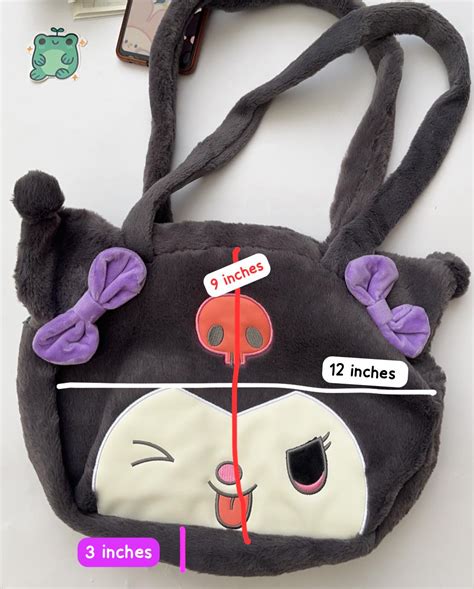 Kuromi Large Plushie Handbag – Suntala Press