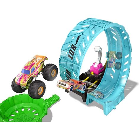 Set De Joaca Hot Wheels Pista Cascadoriilor In Bucla Mthbn O Ani