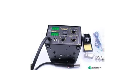 Kada D Soldering Desoldering Station Brushless Fan Hot Air Gun Smd Rework Soldering Station