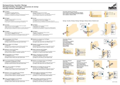 Montageanleitung / Assembly / Montage ... - Hettich