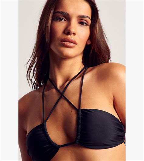 Buy MissPap Strappy Cross Over Tie Side Bikini Set In Black 6thStreet