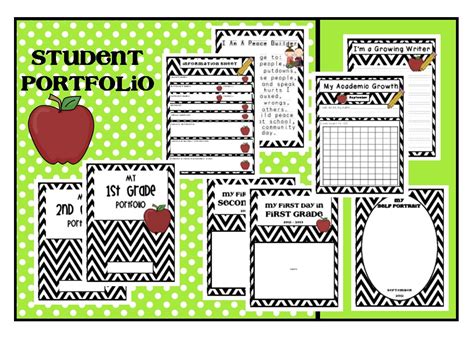 Lorys 2nd Grade Skills Student Portfolio Freebie