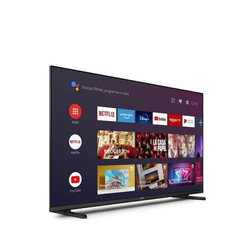 Smart TV Philips 43" Full HD Android 43PFG6917/78 Comando de Voz HDR 3 ...