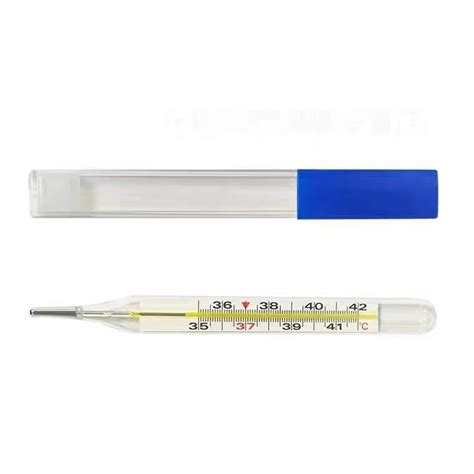 Mercury Glass Thermometer Clinical No Mercury Oral Arepit Medical