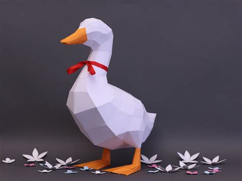 Paper Duck Template