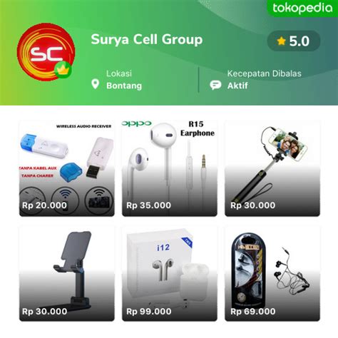 Toko Surya Cell Group Online Produk Lengkap And Harga Terbaik Tokopedia