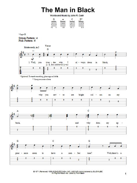 Johnny Cash Easy Guitar Chords