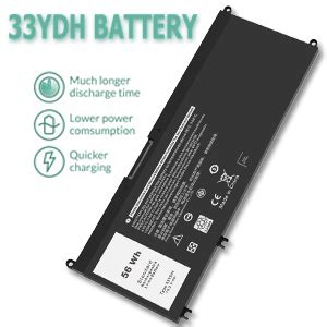 Amazon UOROLBMY 56WH 33YDH Laptop Battery For Dell Inspiron 17