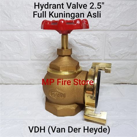 Jual Hydrant Valve Pemadam ZEKI 2 5 VDH VAN DER HEYDE Full Kuningan