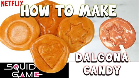 Dalgona Candy Recipe How To Make Squid Game Dalgona Candy Ppopgi