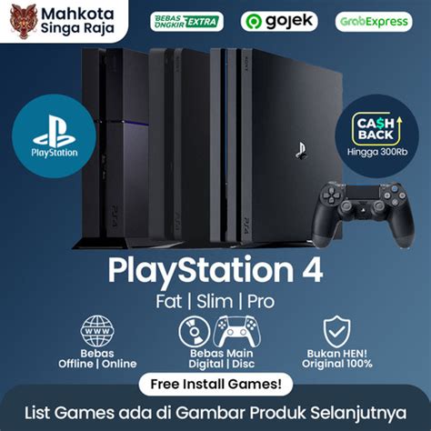 Jual Ps Pro Slim Fat Gb Tb Full Games Garansi Playstation