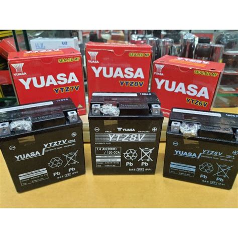 BATTERY YUASA 100 ORIGINAL YTZ6V YTZ7V YTZ8V Shopee Malaysia