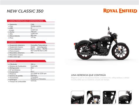 Classic 350 Ficha Técnica