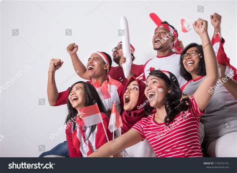indonesian supporter images stock  vectors shutterstock
